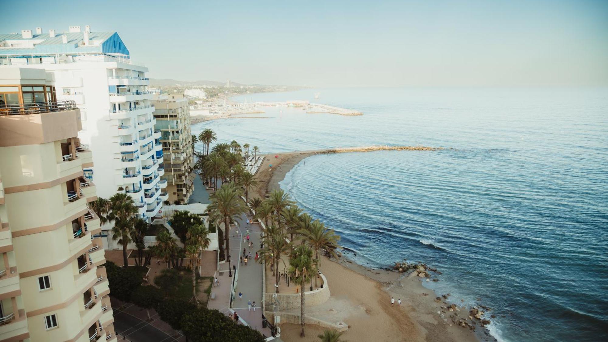1ª Linea De Playa Marbell Center Apartment Marbella Bagian luar foto